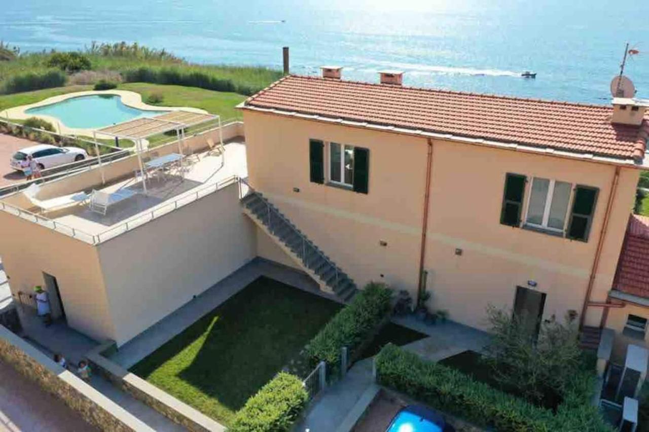 Incanto Sul Mare Con Enorme Terrazza E Piscina Cervo Eksteriør bilde